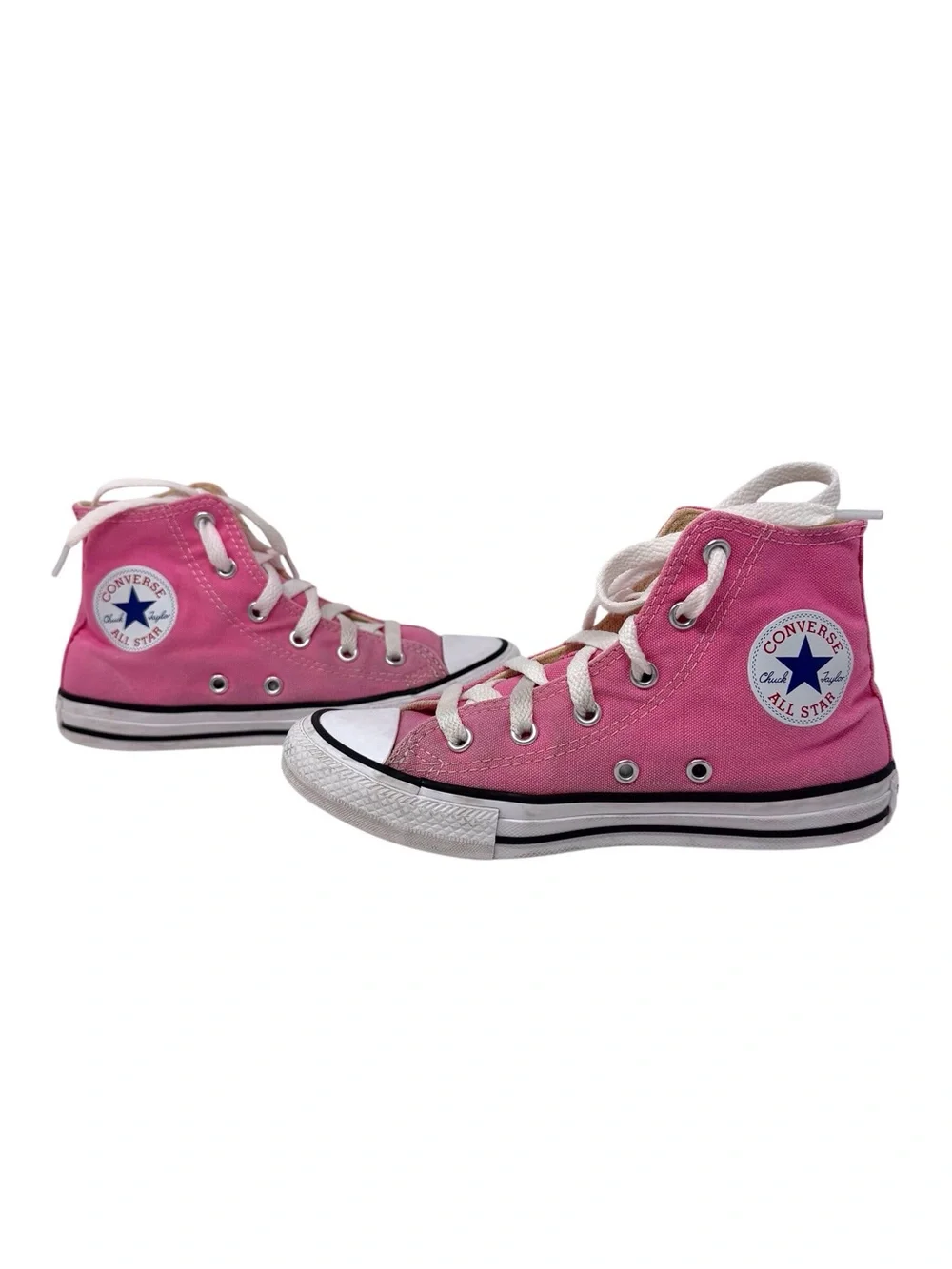 Converse Chuck Taylor High Top Pink Sneakers Youth size US 1/EU 32